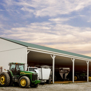 Keep your equipment dry with a Post Frame Building