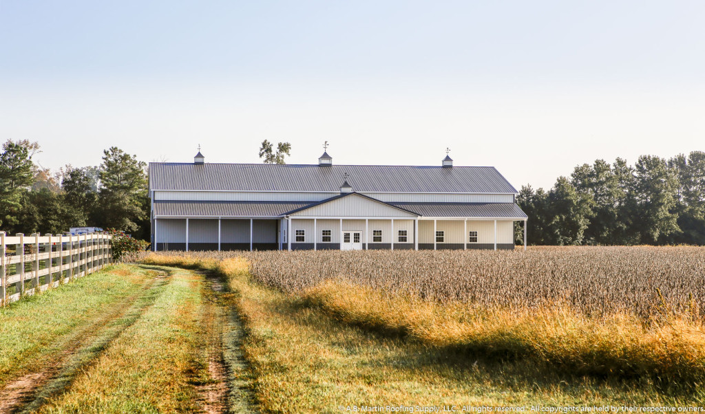 Barn with 4 custom cupolas