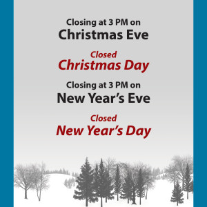 A.B. Martin’s Holiday Hours and Closures