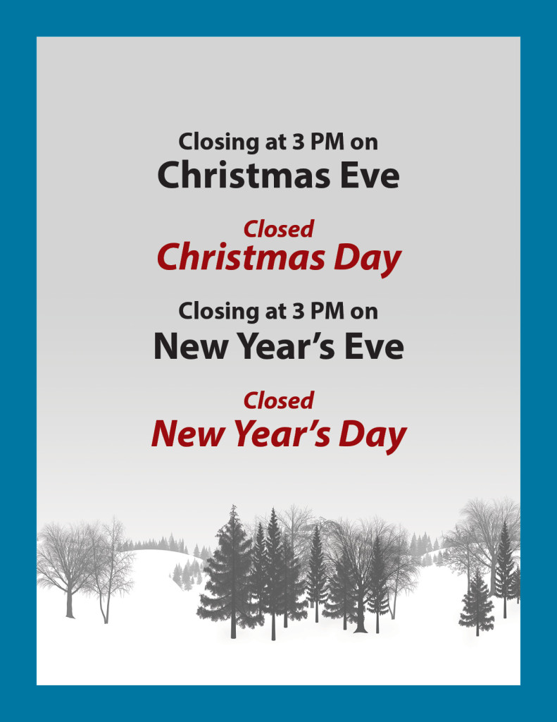 A.B. Martin’s Holiday Hours and Closures