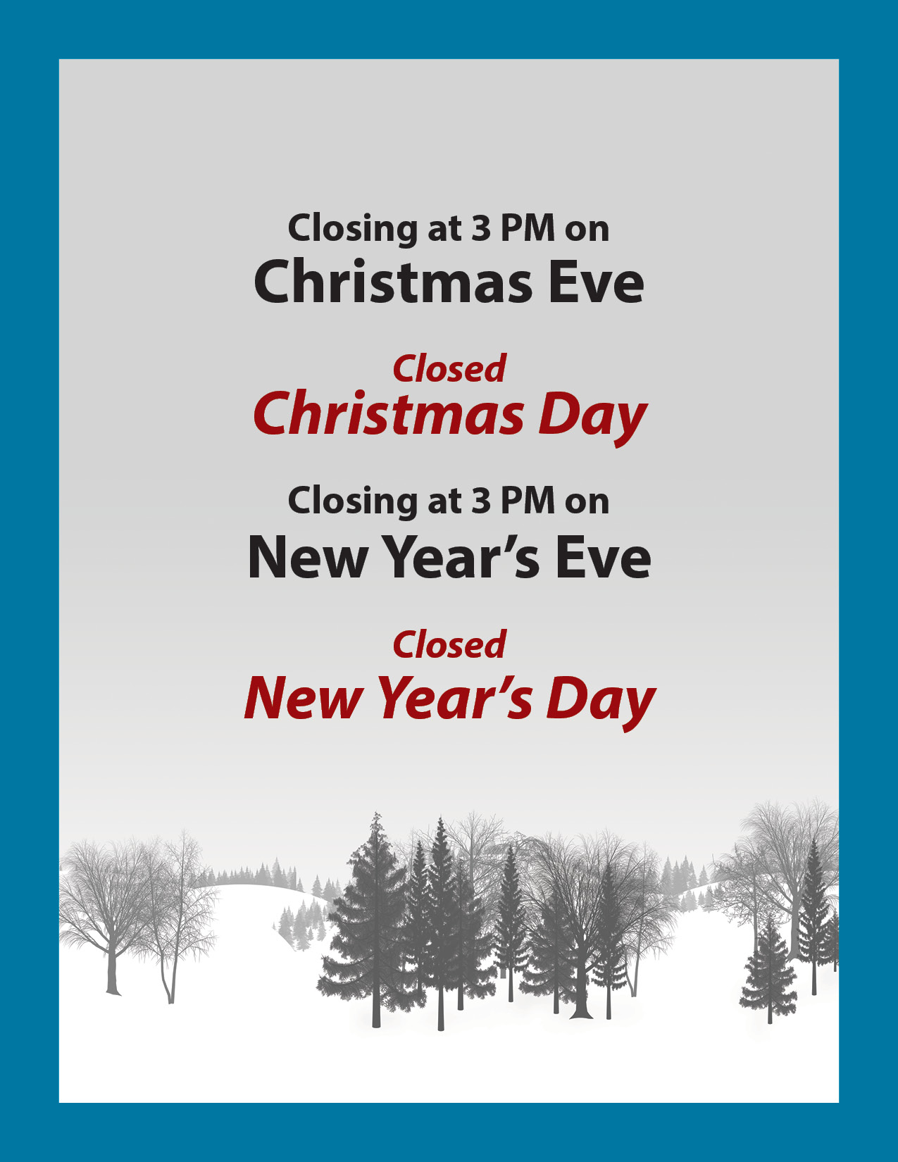 A.B. Martin's Holiday Hours and Closures AB Martin