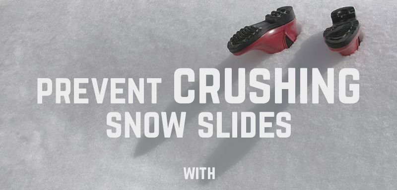 Prevent Crushing Snow Slides with Snow Guards!