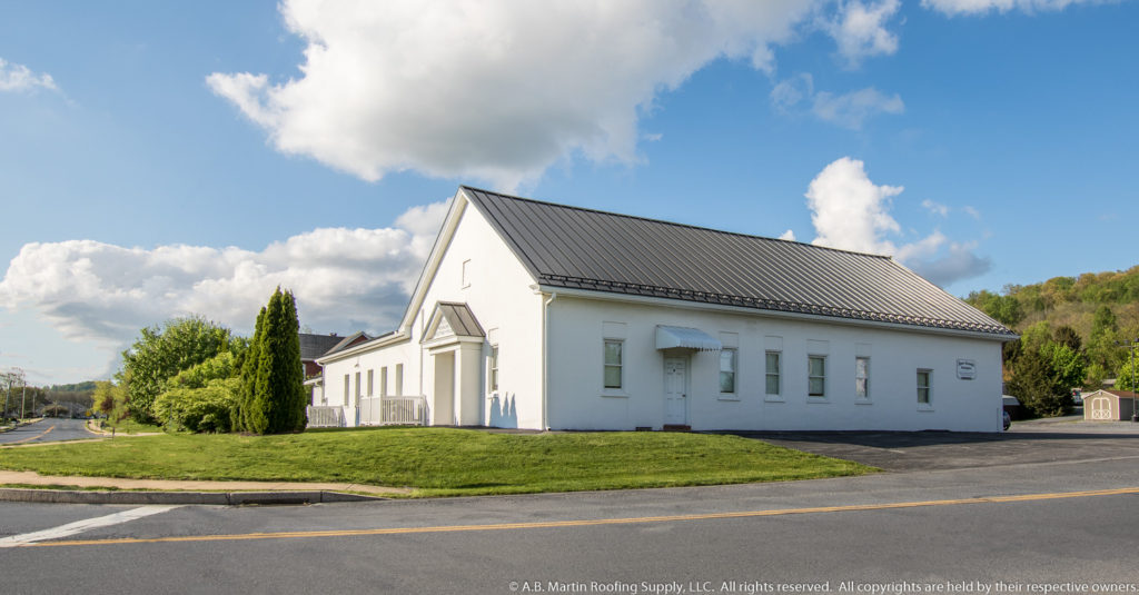 Black Standing Seam Metal Roof