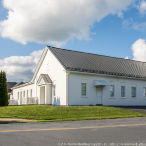 Black Standing Seam Metal Roof