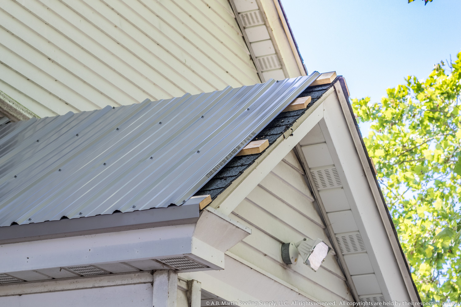 Pewter Gray over Shingles with Lathe