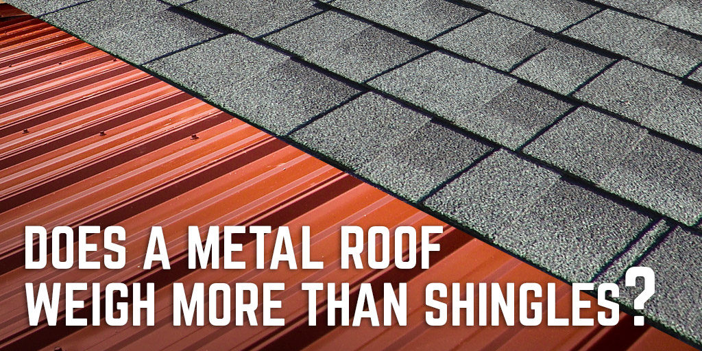Infographic: Is a metal roof heavier than shingles?
