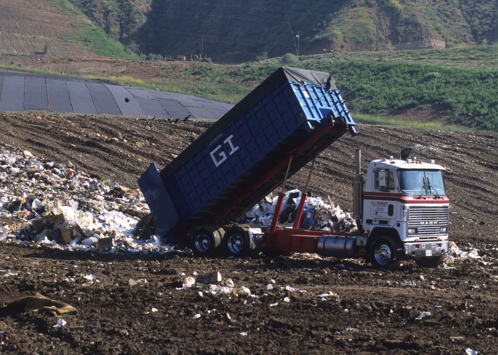 Shingles in a Landfill