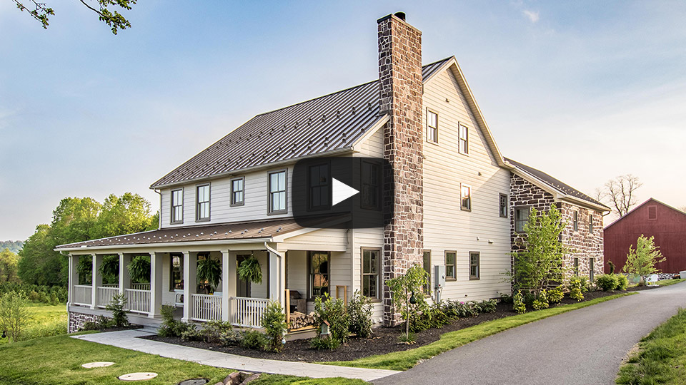 Building Showcase: Farmstead with Medium Bronze Metal Roof