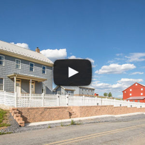 Building Showcase – PA Horse Farm with Vinyl Shake Siding and Metal Roofs