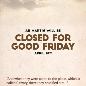 Closed for Good Friday