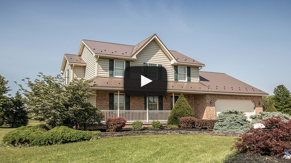 Building Showcase: House with Bronze Metal Roof