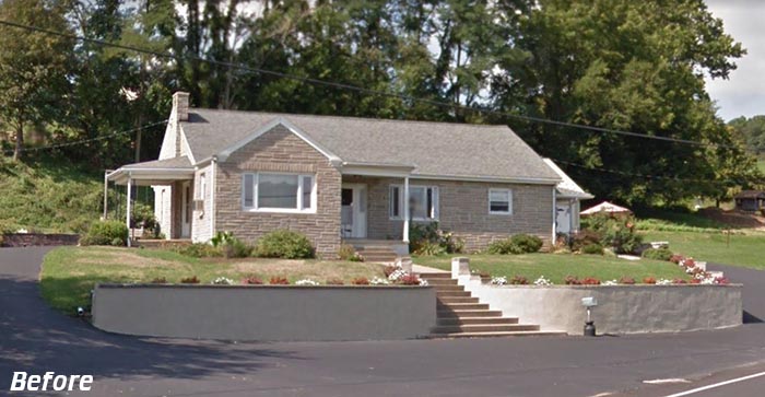 Before with Shingle Roof