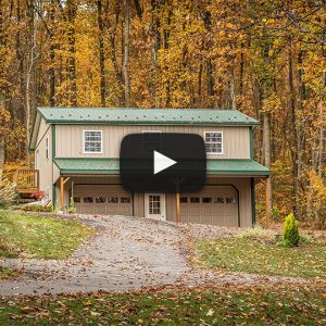 When a Former Builder Builds a 2-story Garage in the Woods | The Building Showcase