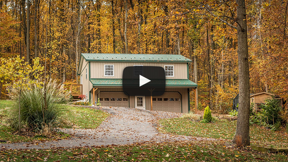 When a Former Builder Builds a 2-story Garage in the Woods | The Building Showcase