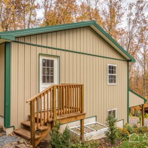 2-story Garage with mini-deck