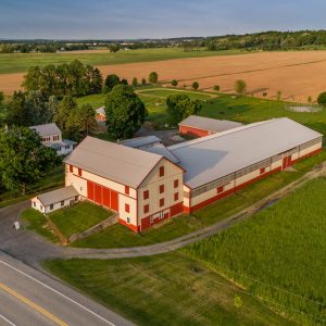 Barn Red and Beige Horse Barn-DJI_0024