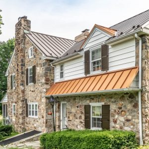 Copper Penny Standing Seam Roof