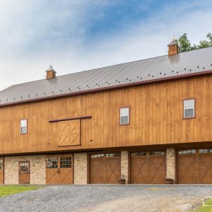 New Bank Barn with Bronze ABM Panel