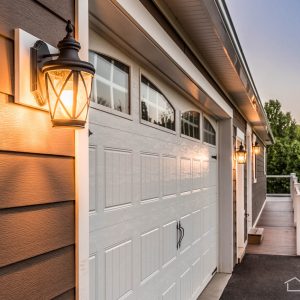 Celect Siding and Carriage Style Garage Doors