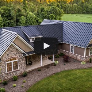 New House with Textured Black ABSeam Roof