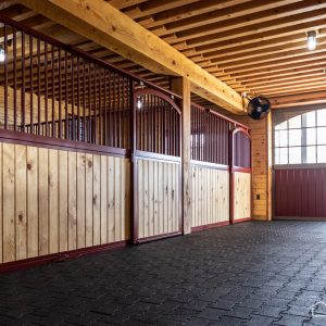 Southern Yellow Pine Horse Stalls from A.B. Martin