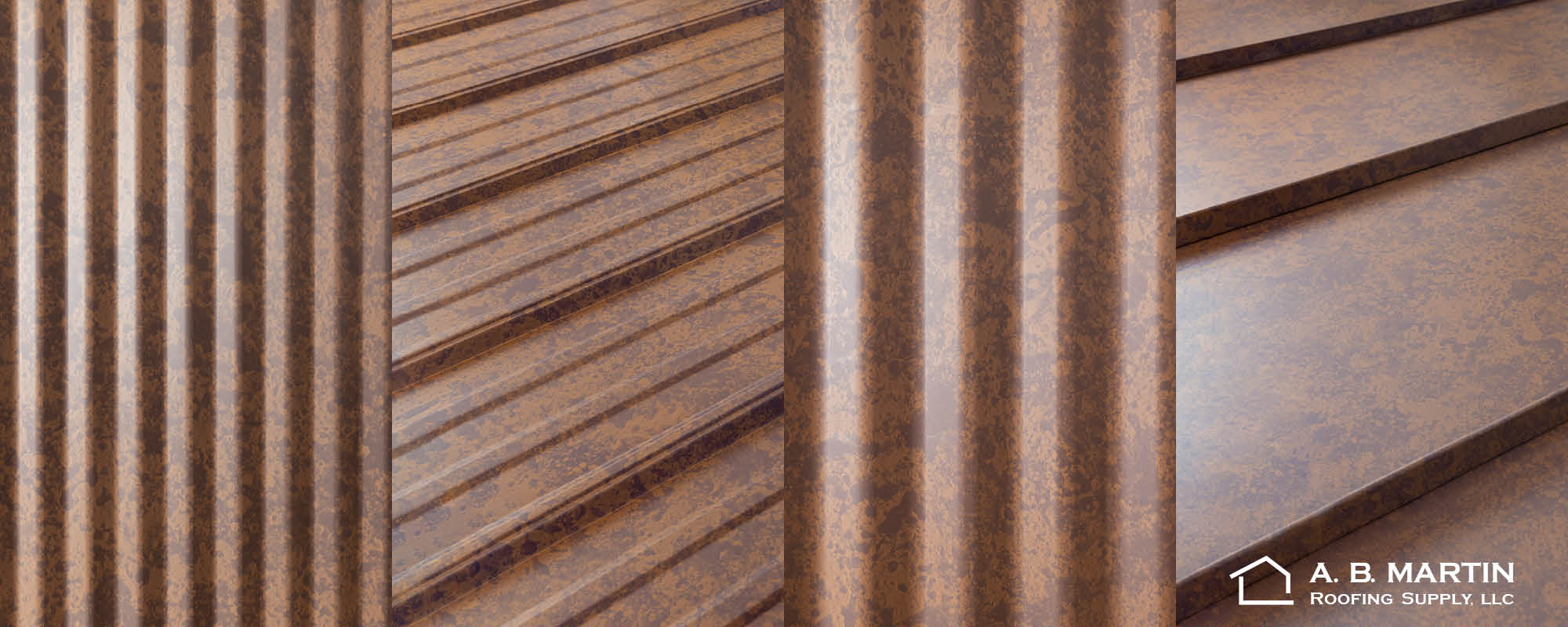 Aged Metal Rustic Panels with 40Year Warranties A.B. Martin