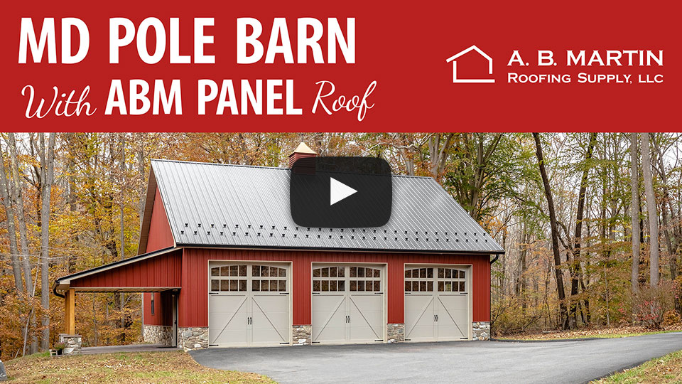 Maryland Pole Barn with Copper Cupola