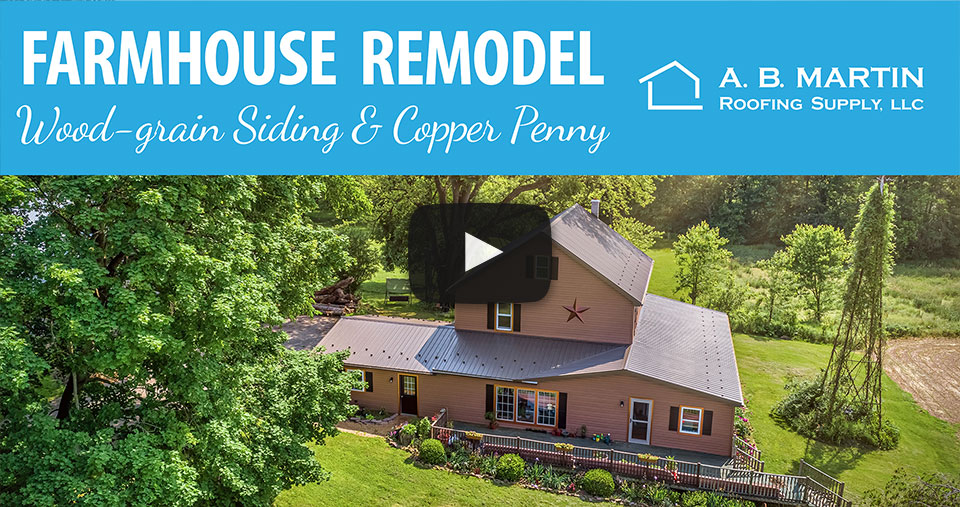 Amazing Farmhouse Remodel with a Bronze Metal Roof and Copper Penny Accents – Building Showcase