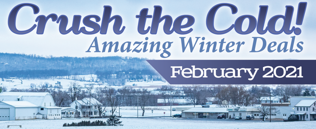 February 2021 Amazing Winter Deals!