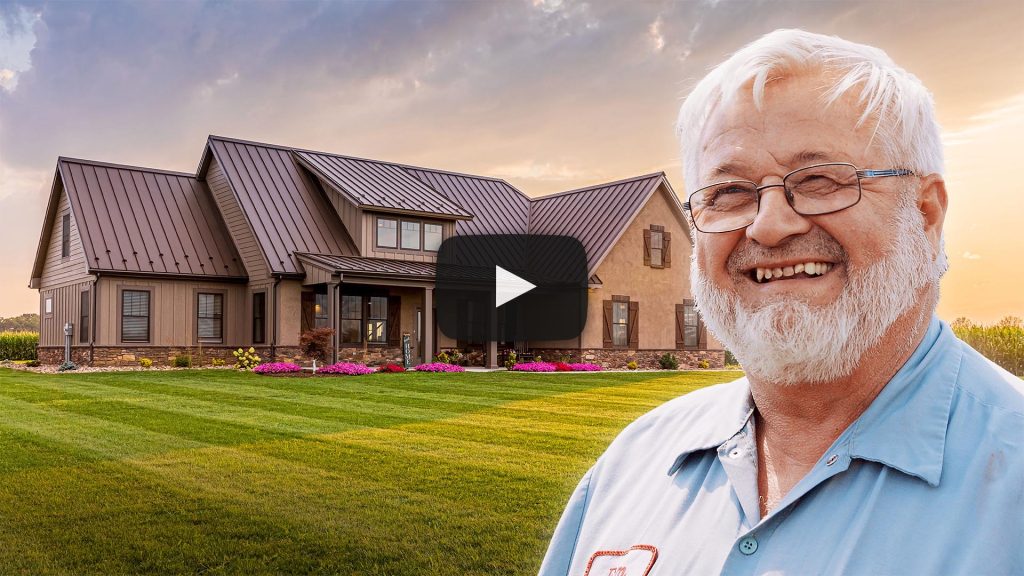 A Textured Metal Roof for Elam’s Retirement Home