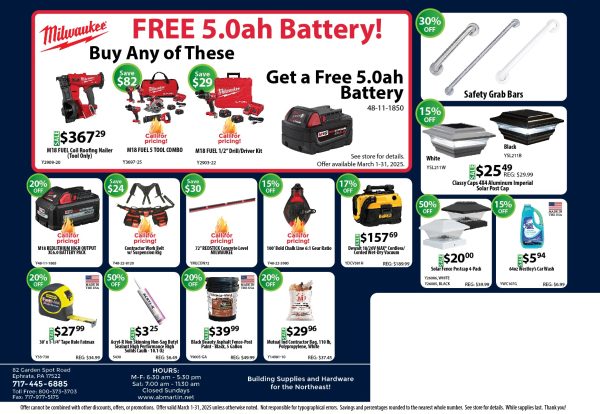 March Sale Flyer